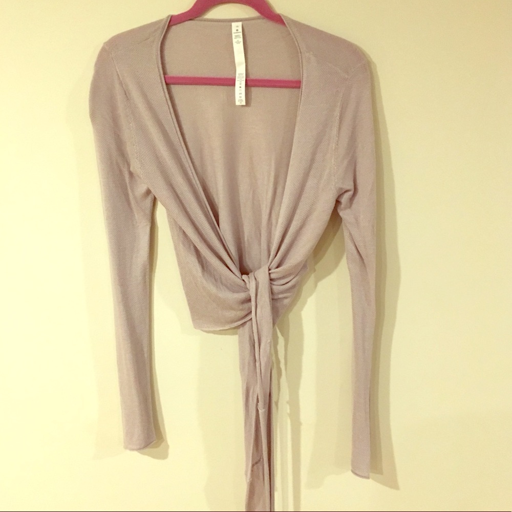 Lululemon  wrap around sweater